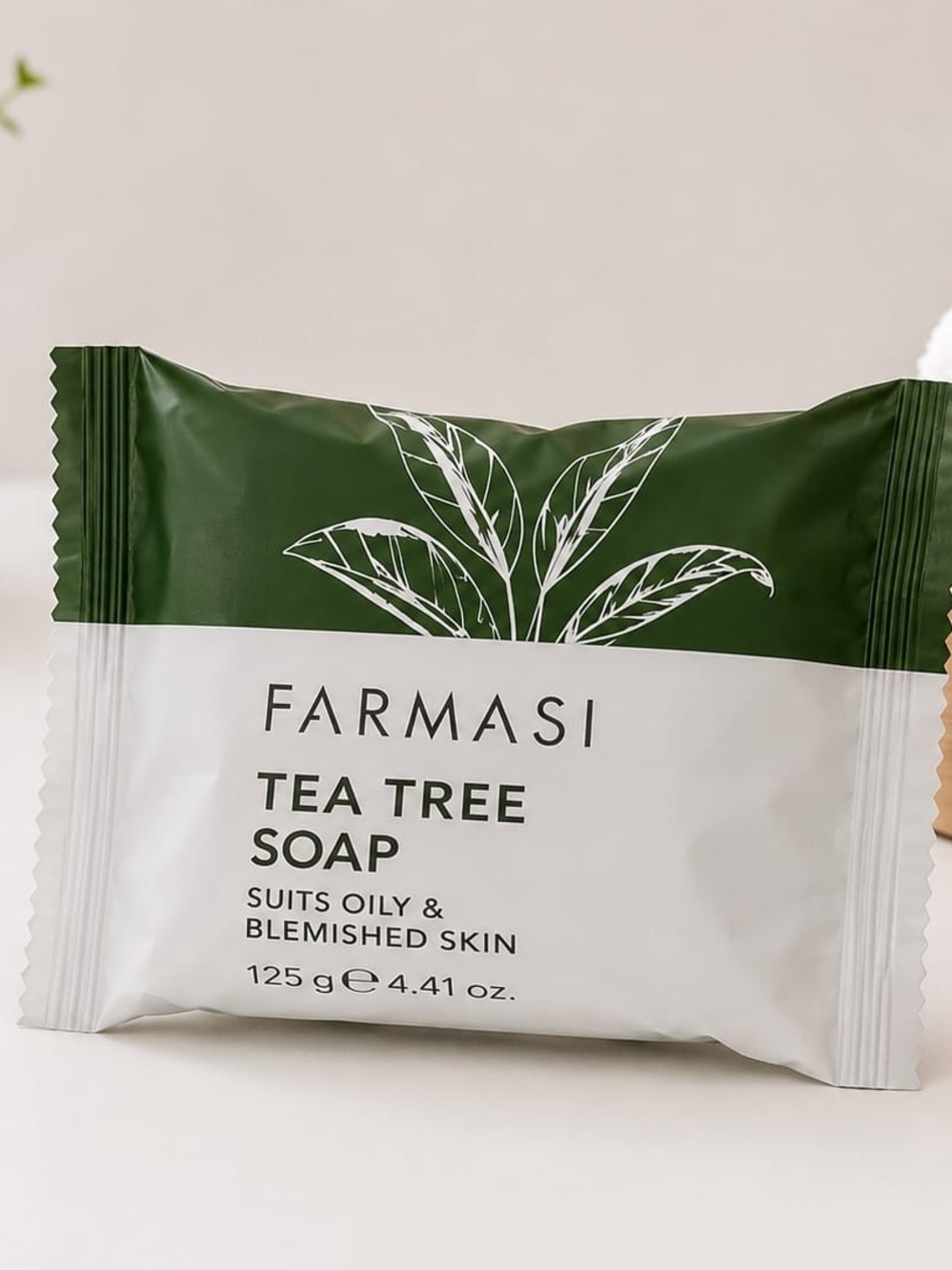 Farmasi Tea Tree Soap - Green and White Packaging